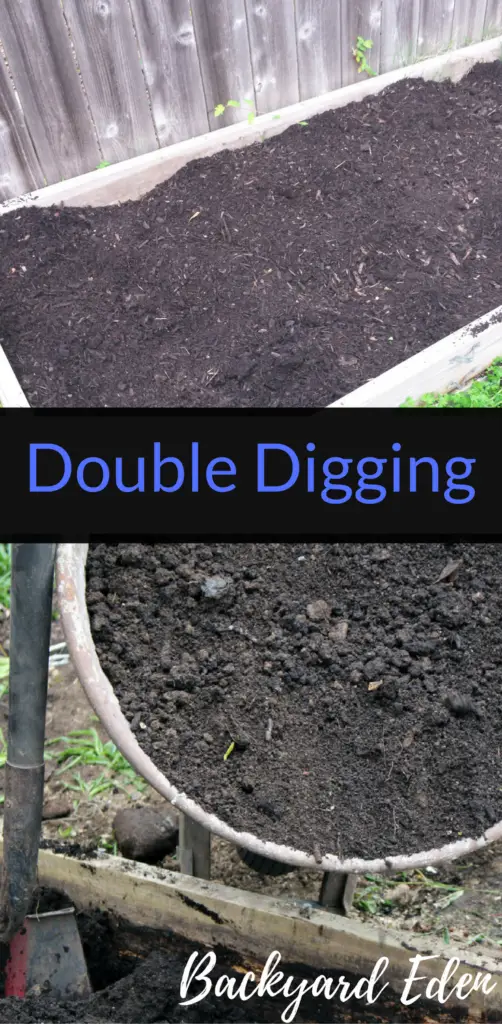 Double Digging, How to double dig your beds, Backyard Eden, www.backyard-eden.com