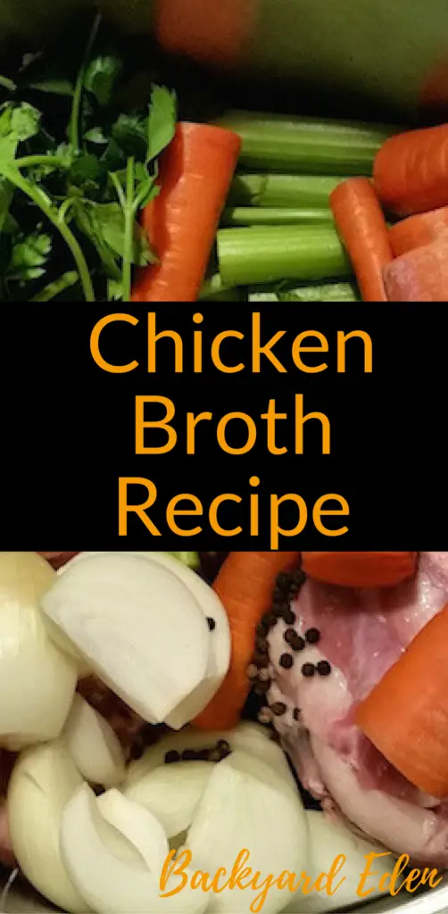 Chicken Broth Recipe, chicken broth, Backyard Eden, www.backyard-eden.com,www.backyard-eden.com/chicken-broth-recipe