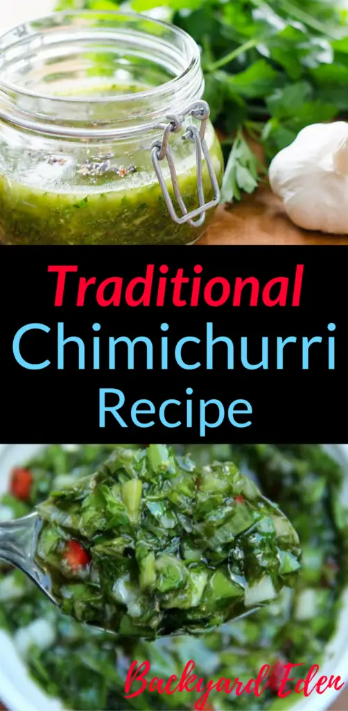 Traditional Chimichurri Recipe. Recipes, Chimichurri,, Backyard Eden, www.backyard-eden.com, www.backyard-eden.com/Traditional-Chimichurri-Recipe