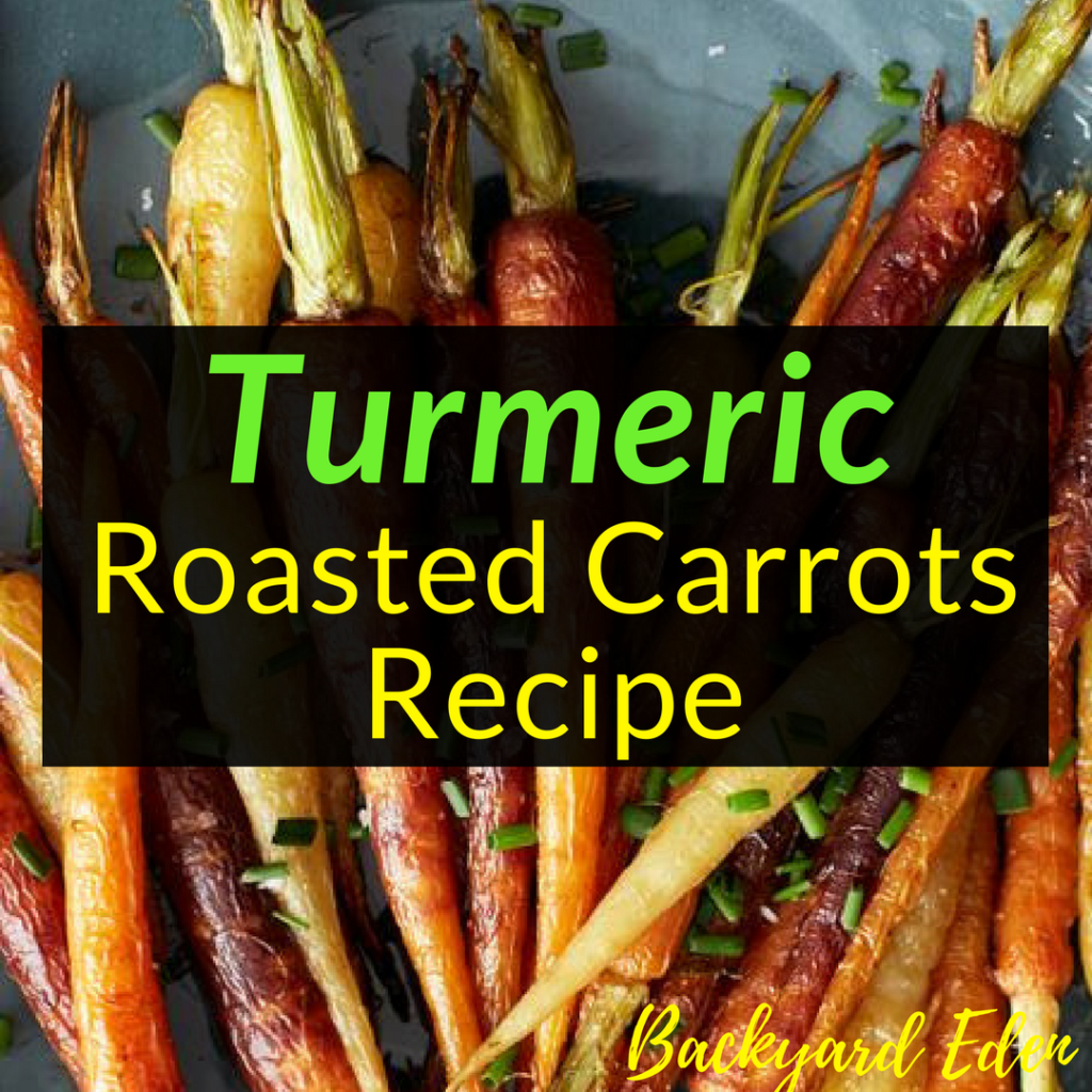 Turmeric Roasted Carrots Recipe, Roasted Carrots, Recipe, Backyard Eden, www.backyard-eden.com, www.backyard-eden.com/turmeric-roasted-carrots-recipe