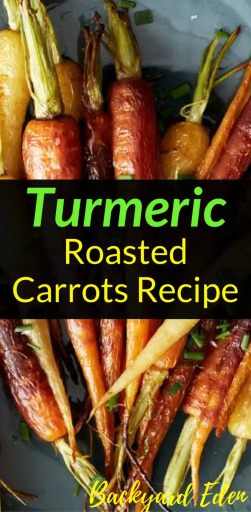 Turmeric Roasted Carrots Recipe, Roasted Carrots, Recipe, Backyard Eden, www.backyard-eden.com, www.backyard-eden.com/turmeric-roasted-carrots-recipe
