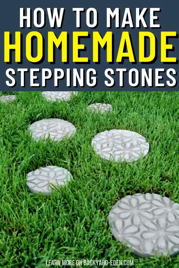 how to make homemade stepping stones