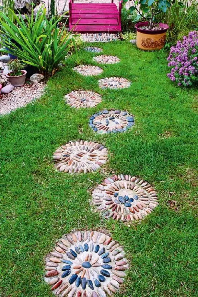how to make homemade stepping stones