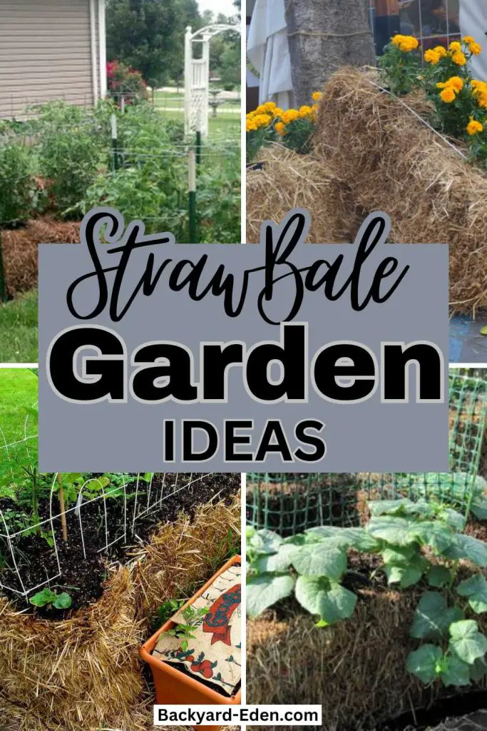 straw bale garden ideas