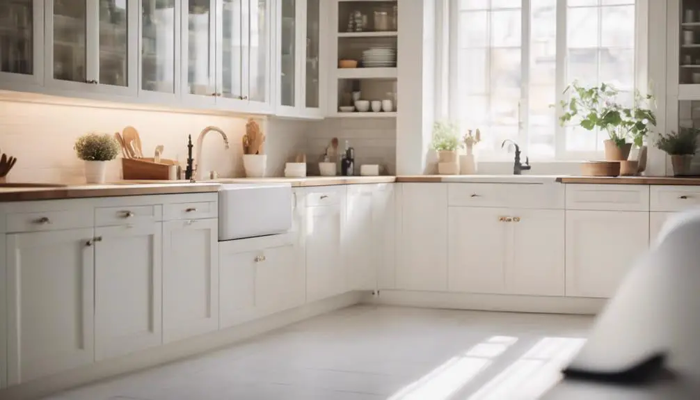 adding style behind sink