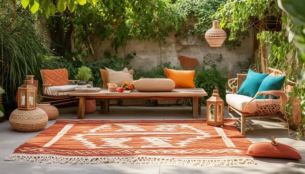 bohemian vibes to patio