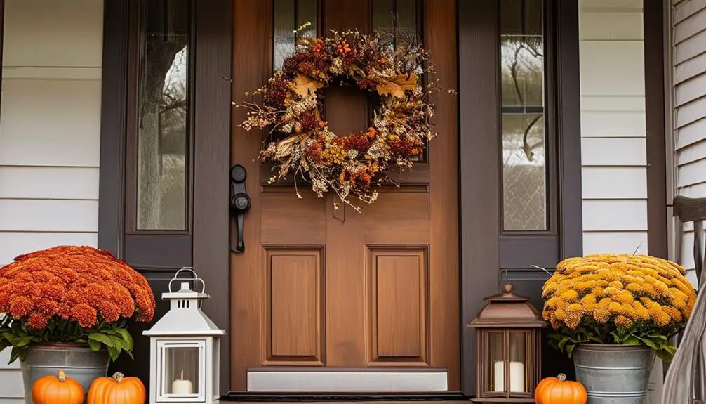 budget friendly autumn porch decor