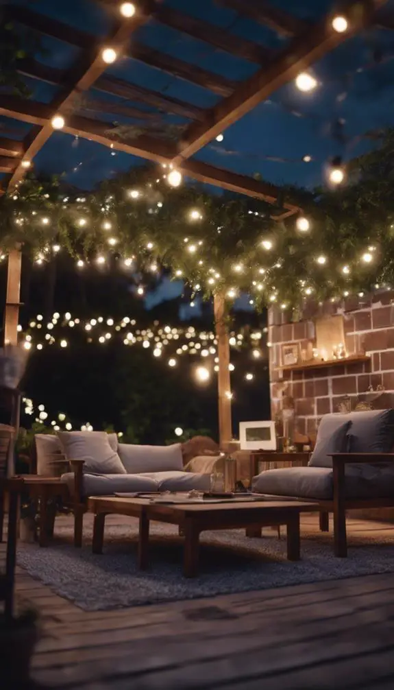 cosy outdoor evening atmosphere