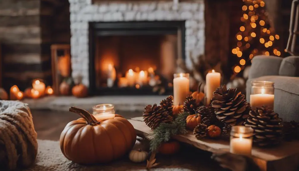 cozy autumn home accents