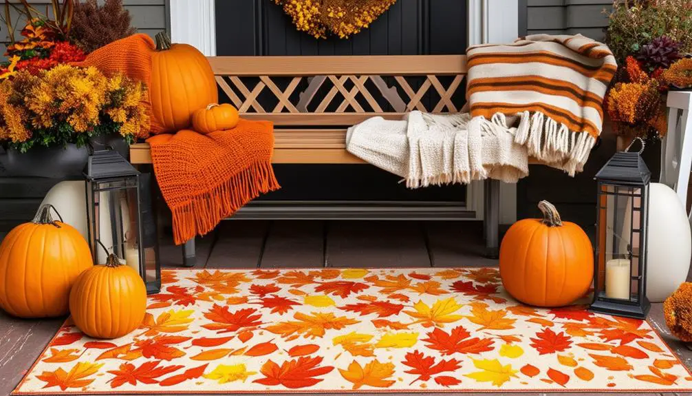 cozy autumn patio decor