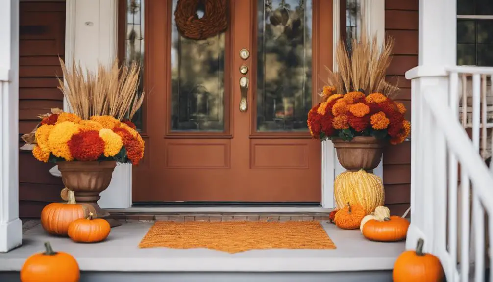 cozy autumn welcome mats