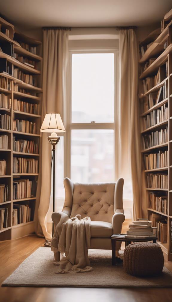 cozy corner for books