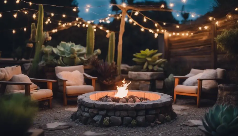 cozy outdoor gathering spaces