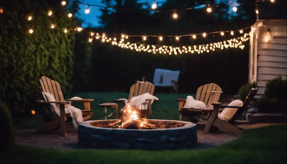 cozy outdoor gathering spaces