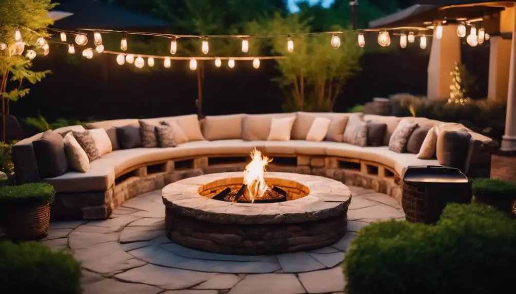 cozy outdoor social areas