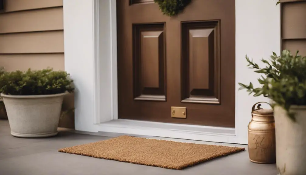 create a warm entrance