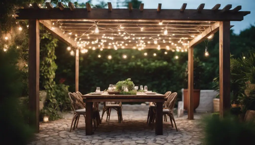 creating al fresco ambiance