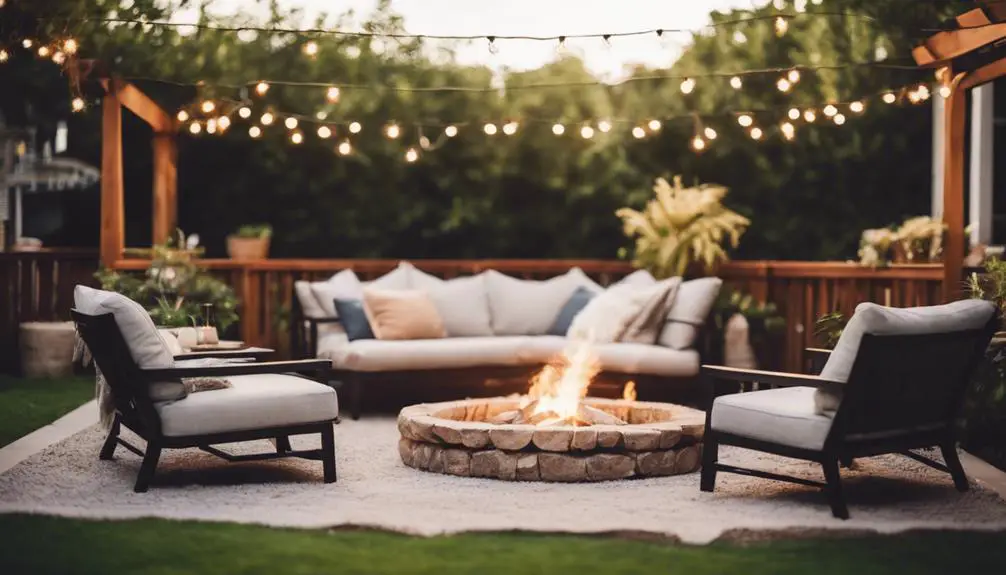 creating outdoor serene space