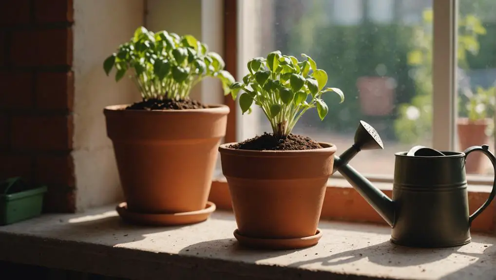 cultivate garlic in containers