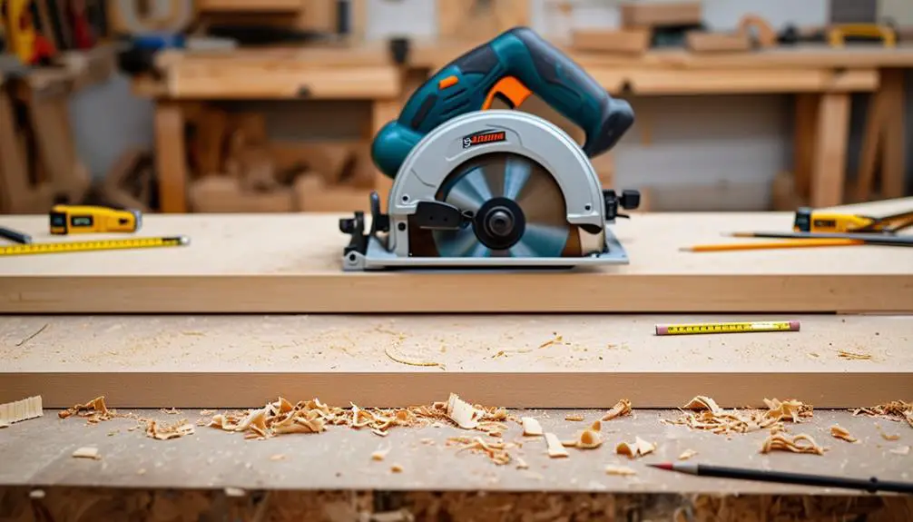 cutting shelf board edges