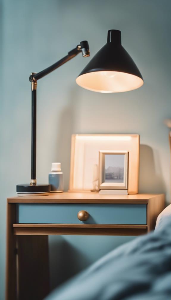 declutter your bedside space