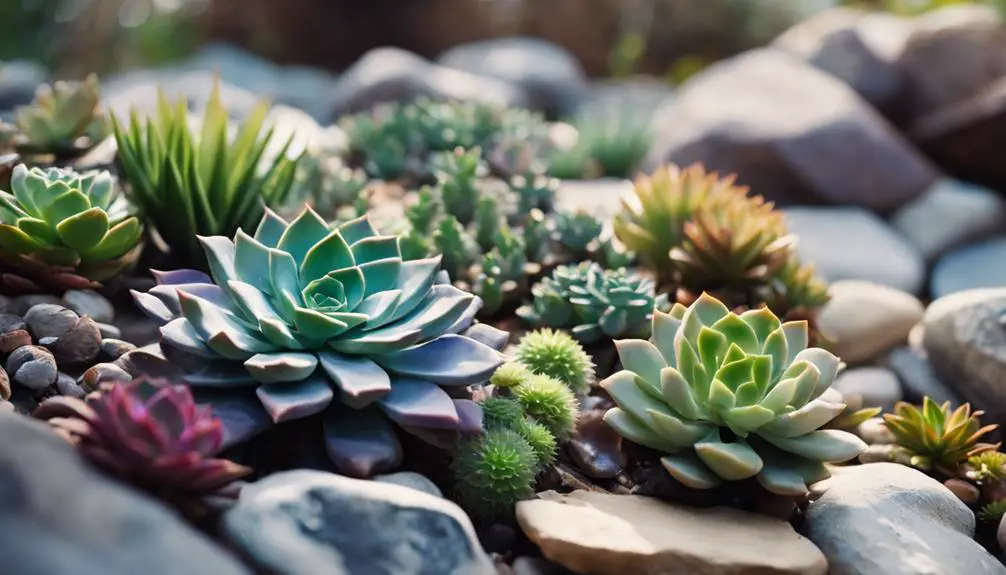 Succulent Rock Garden Design Ideas