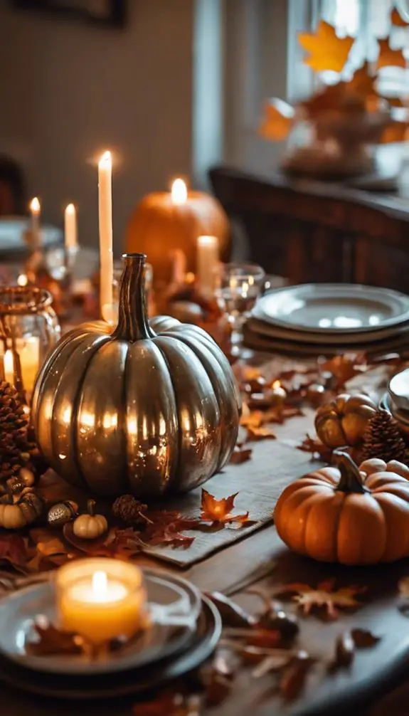 fall decor goes indoors