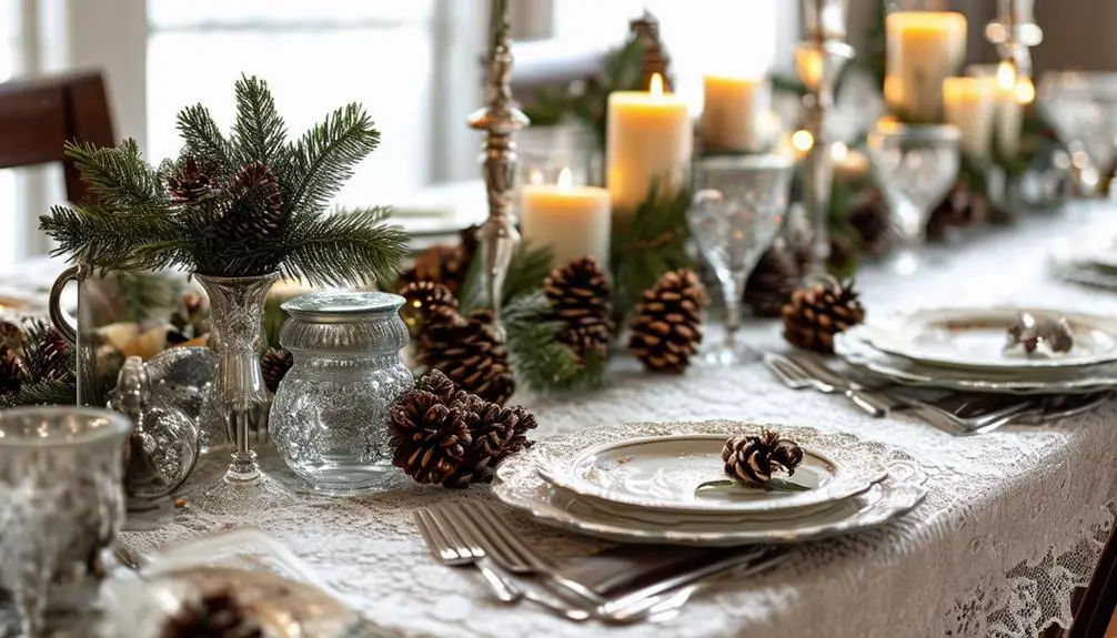 festive holiday table settings