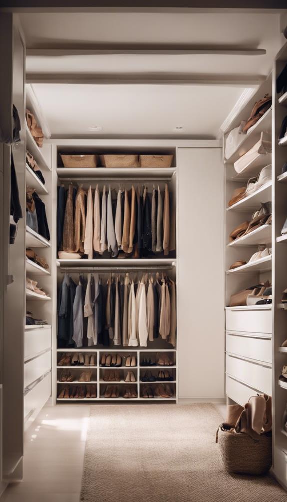 maximize closet space efficiency