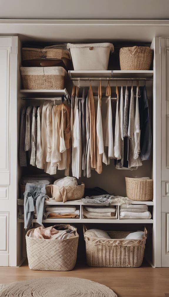 maximize closet space efficiently