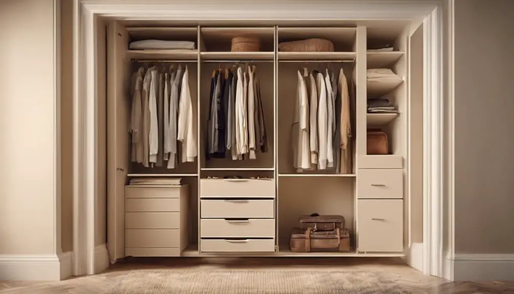 maximizing closet storage space