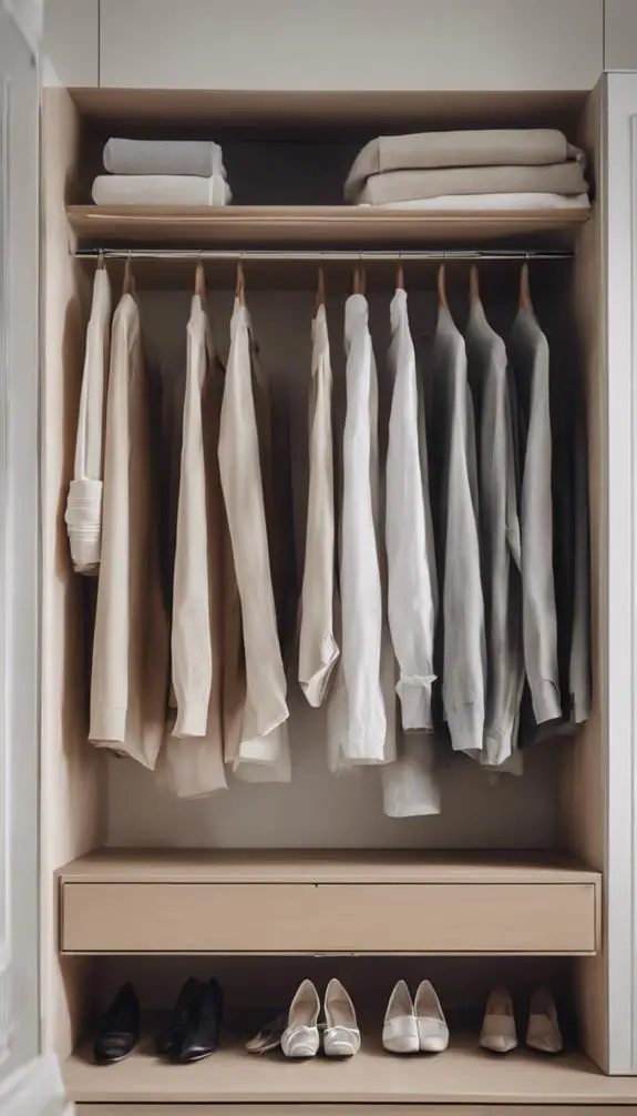 organize your closet efficiently