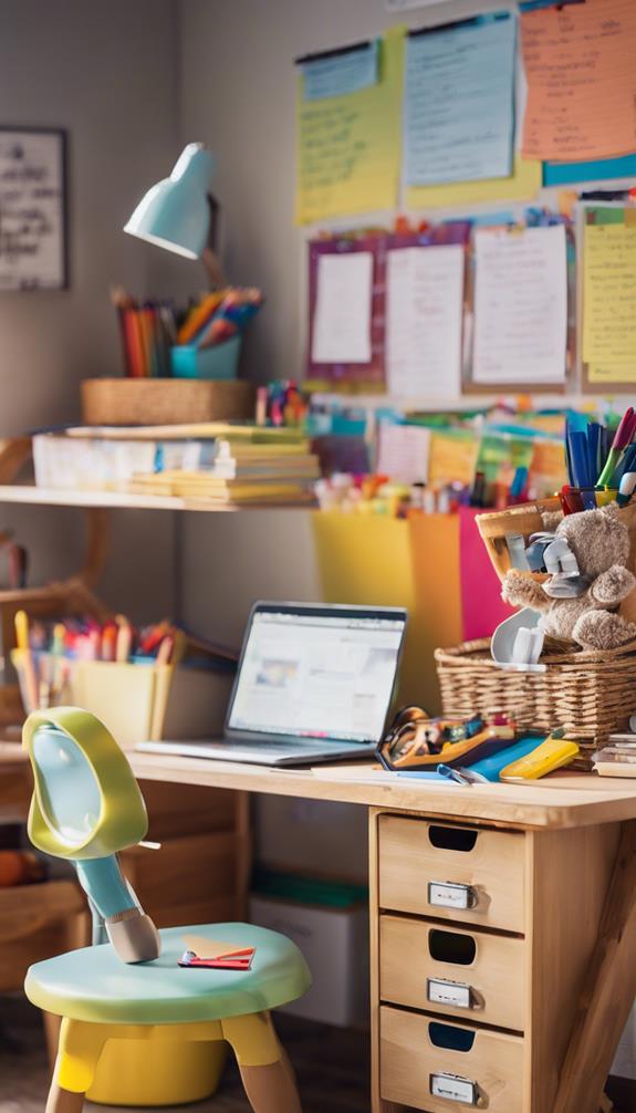 organized space for learning