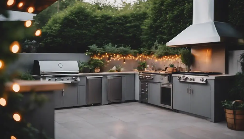 outdoor cooking space ideas