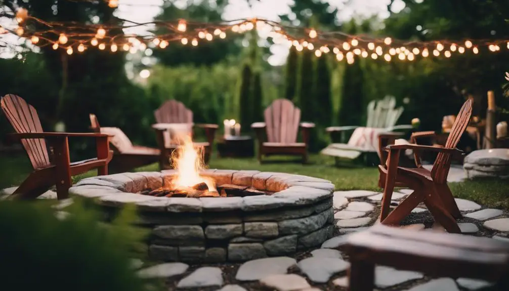 outdoor gathering space ambiance