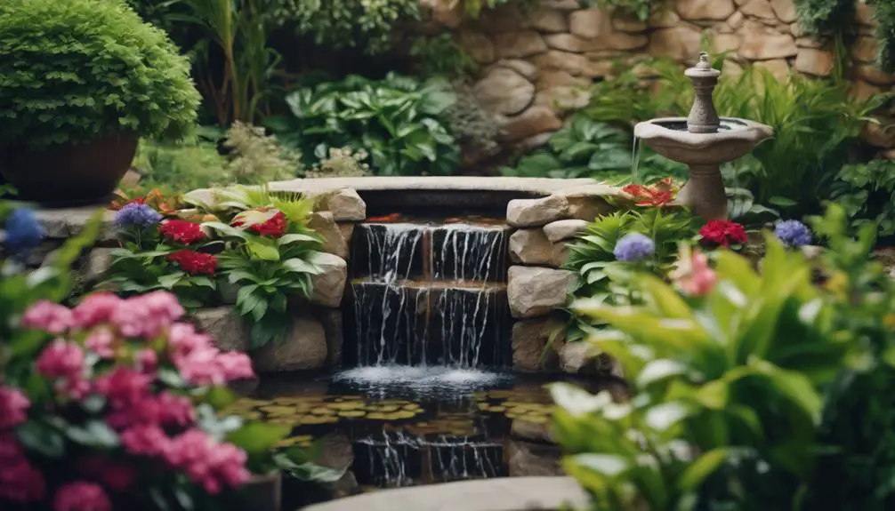 outdoor water feature designs