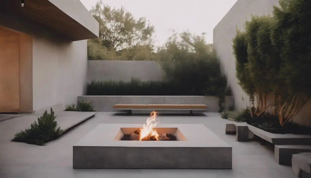 sleek outdoor living spaces