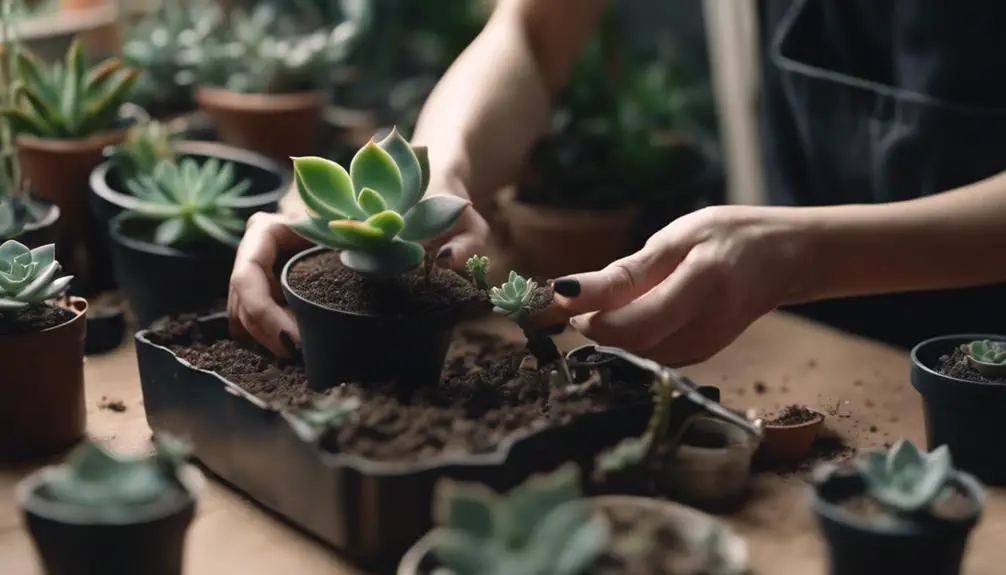 stem cuttings grow roots