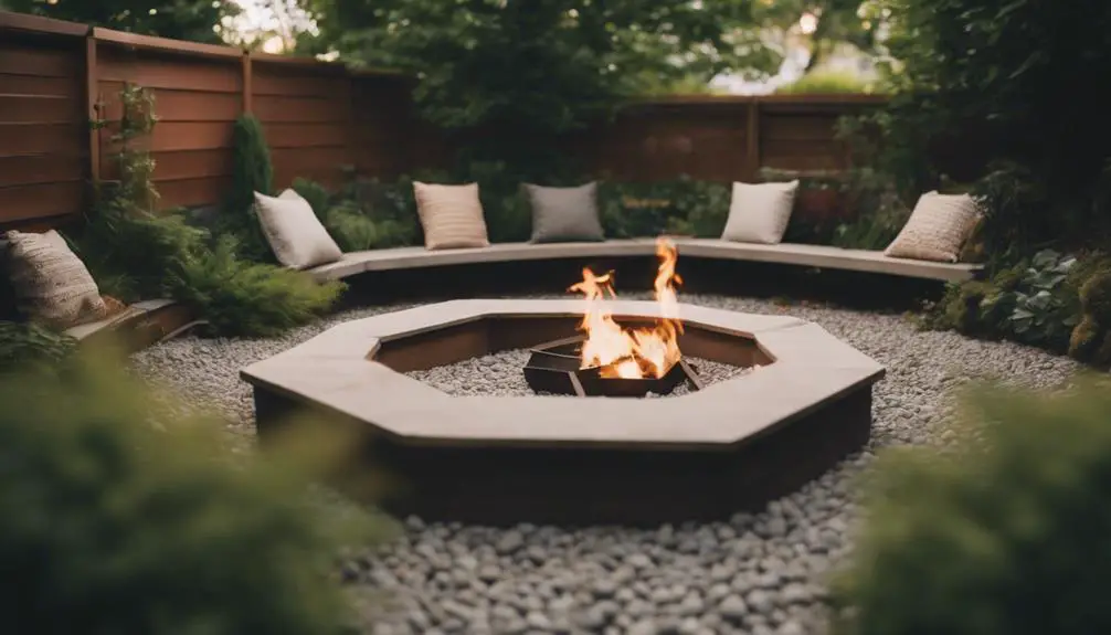 variety of fire pits