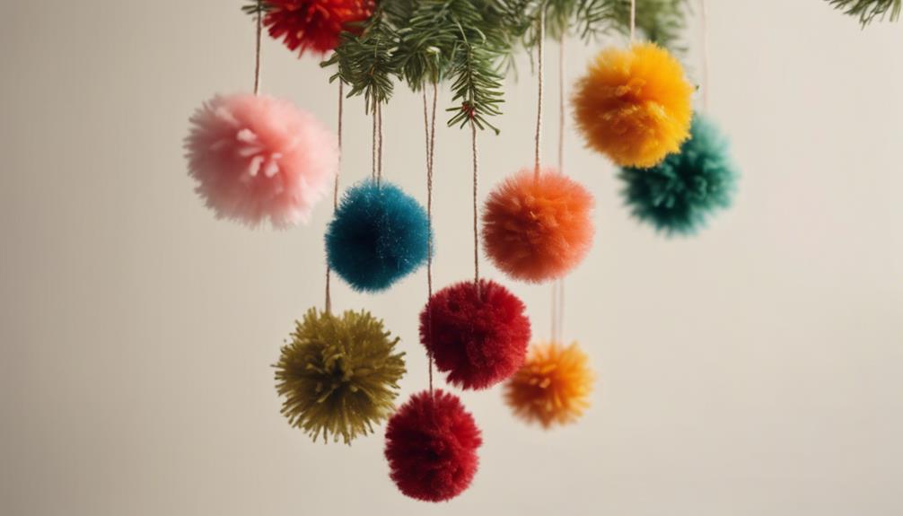 vibrant fuzzy decorative accents