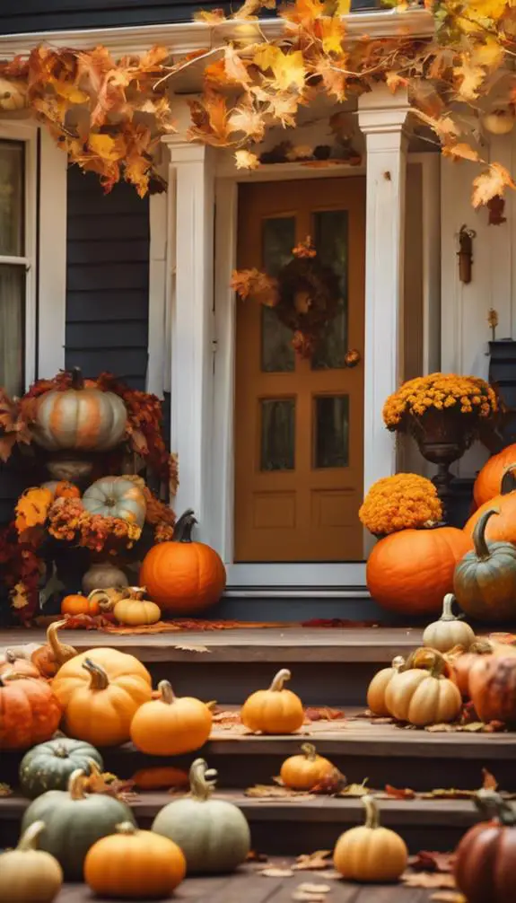 autumnal harvest season decor