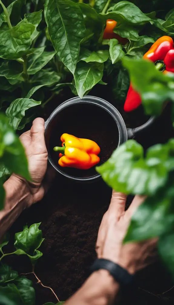 boosting pepper plant growth