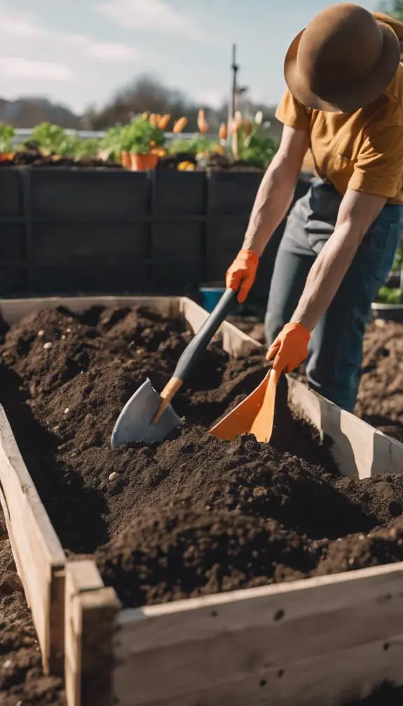 building healthy garden soil