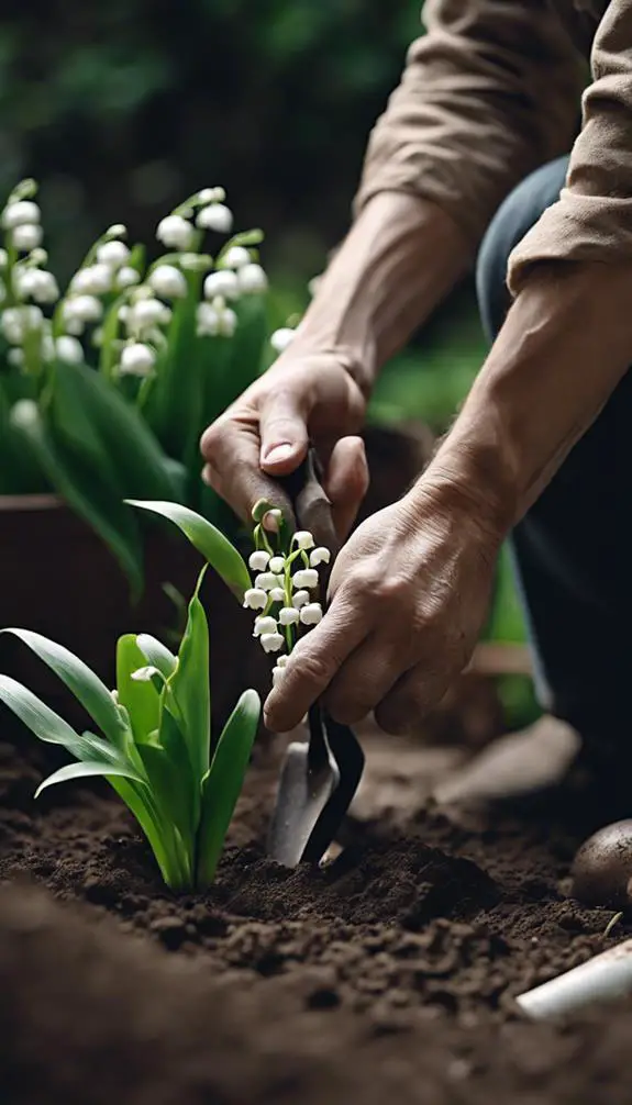 careful root system handling