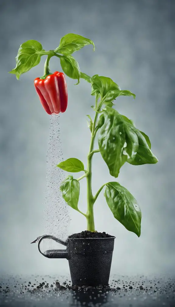 caring for sweet peppers