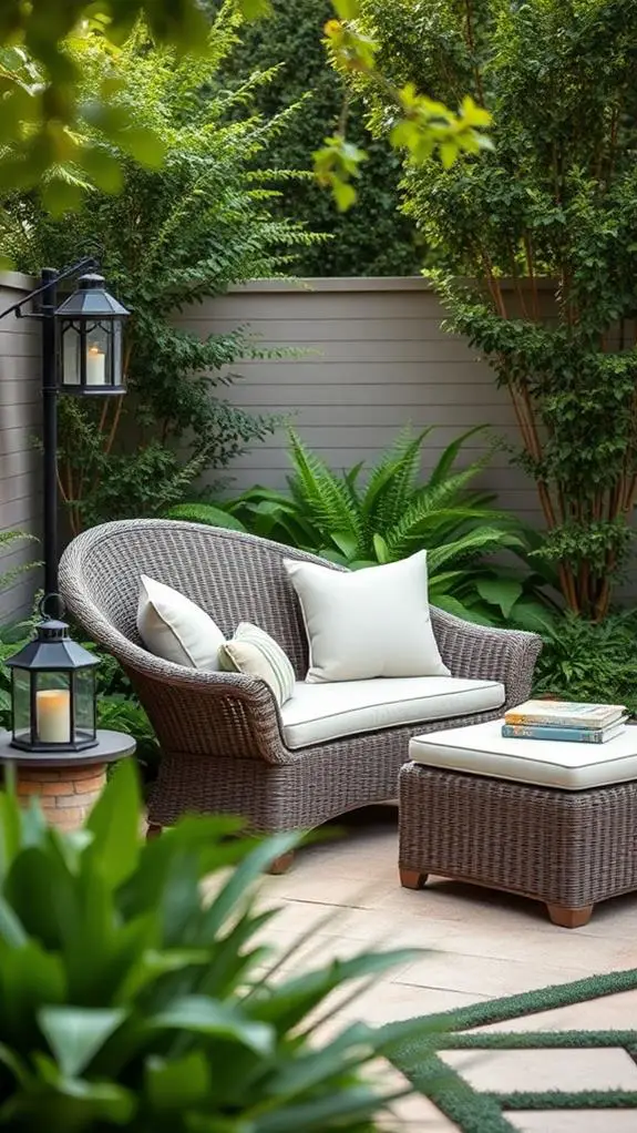 comfortable seating for outdoors