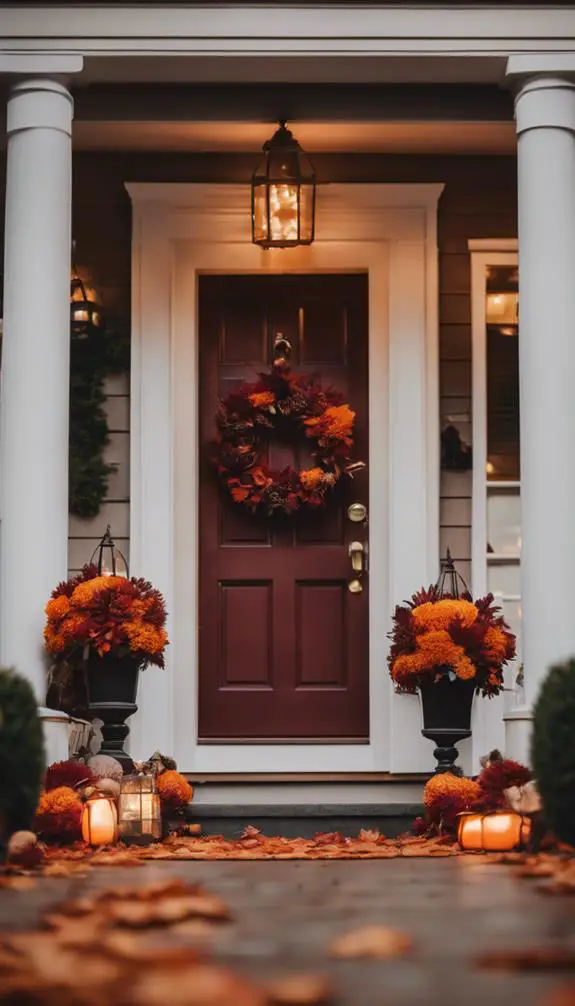 cozy autumnal entry ideas