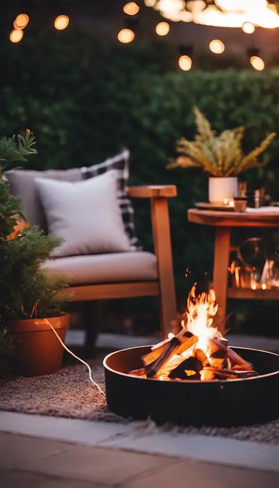 cozy backyard gathering spots