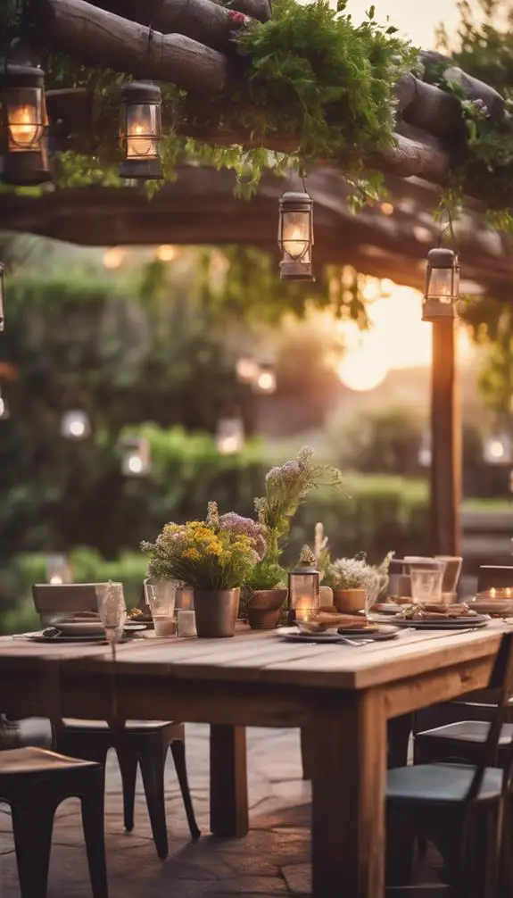 cozy nature inspired eating areas