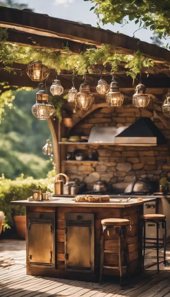 Rustic Backyard Kitchen Ideas